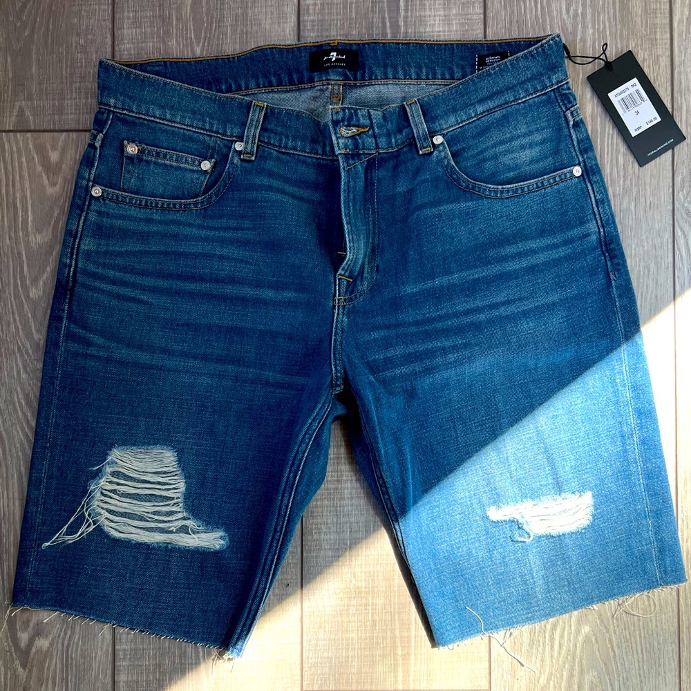 7 For All Mankind Men’s jean shorts SZ 34
